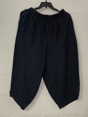 Free People Black Cropped Harem Pants